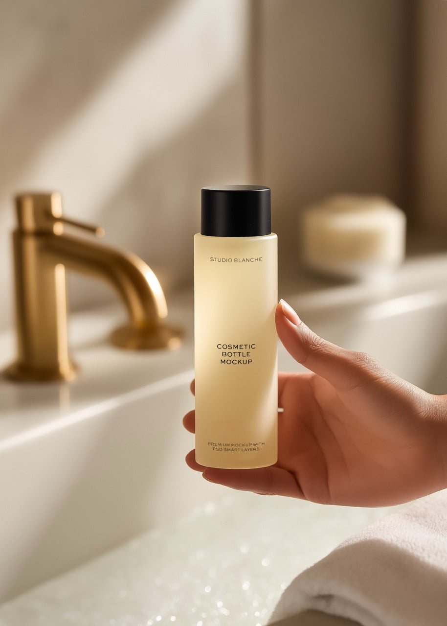 Cosmetic Bottle Mockup