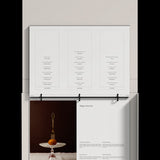 Sitemap strategy layout for web design with a photograph of a dessert on a stand and text on a white background